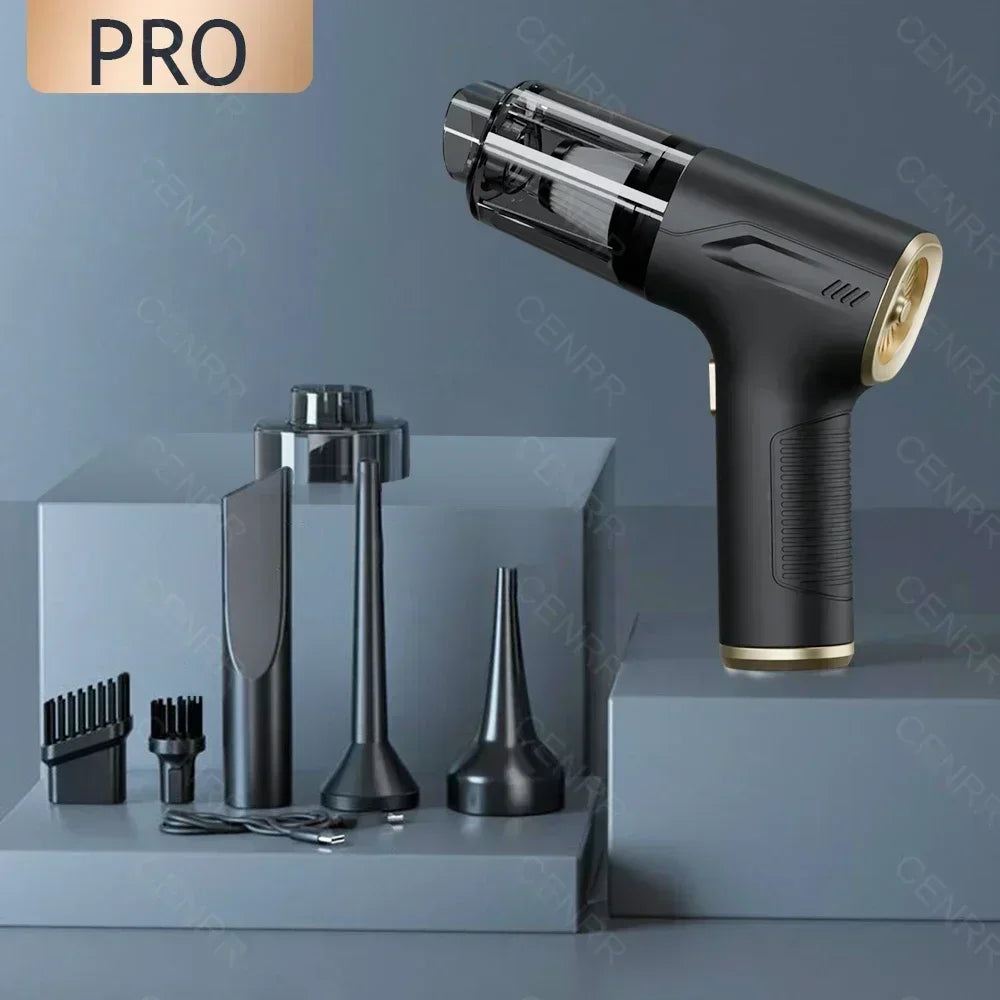 895000PA Mini Car Vacuum Cleaner Strong Suction Cordless Handheld Vacuum Cleaner Portable Powerful Cleaner Home Appliance