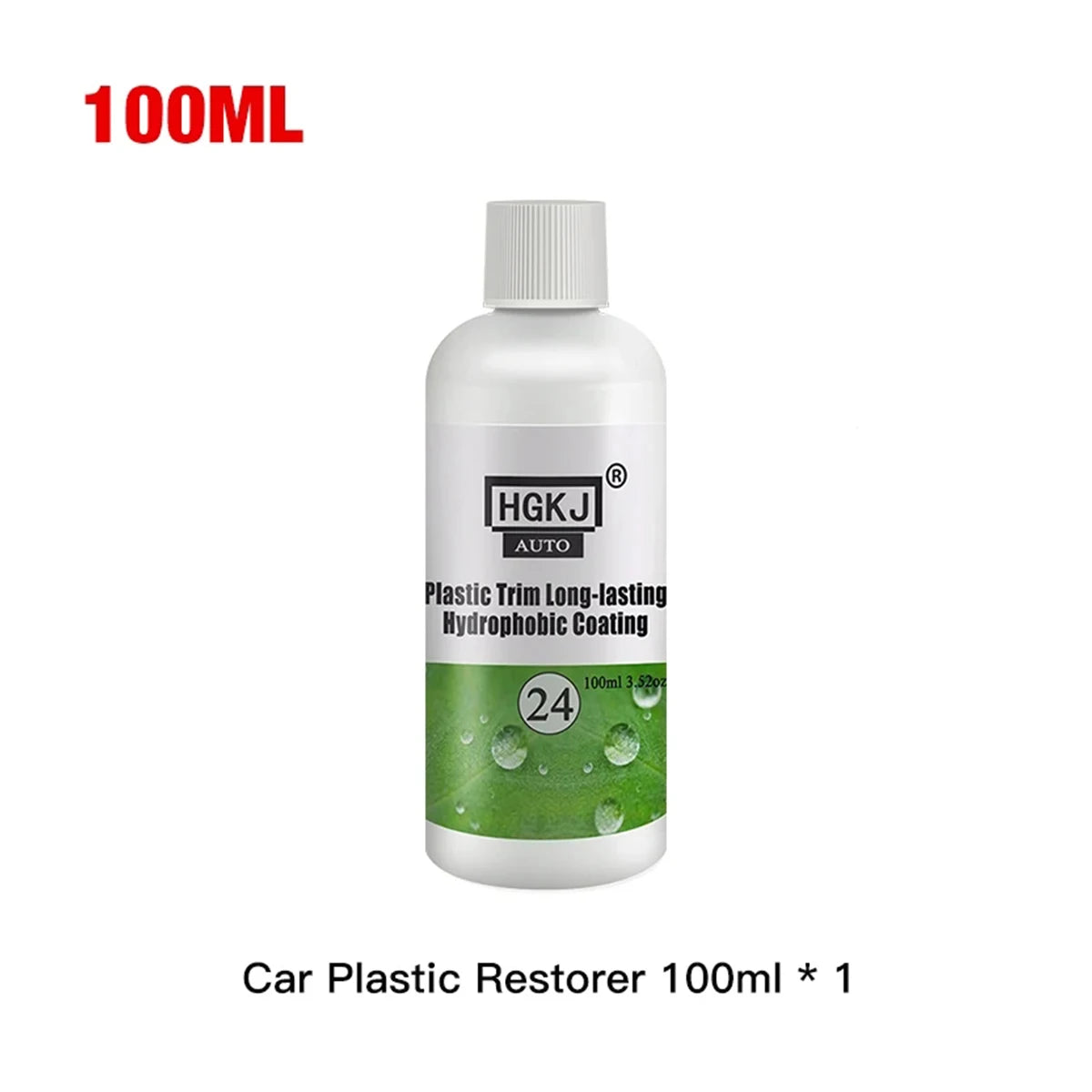 Car Plastic Restorer Back to Black Gloss Auto Rubber Plastic Polish Restorer Coating Renovator Car Cleaning Detailing 24
