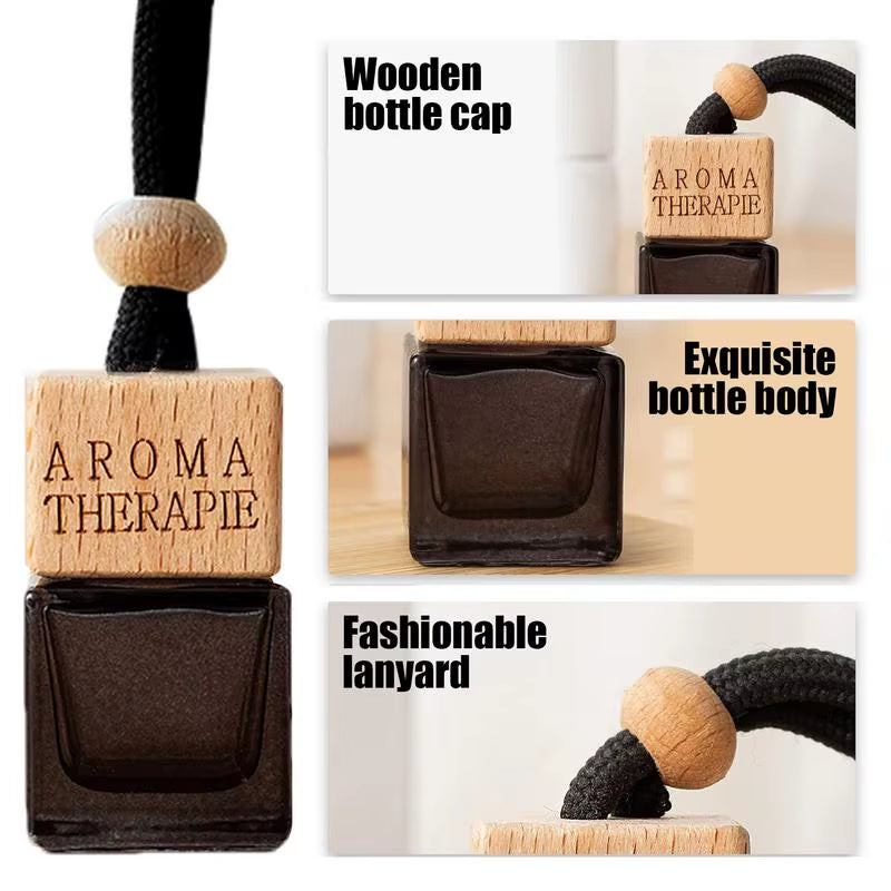 Car Air Freshener Diffuser Bottle Ornaments 8Ml Auto Rearview Mirror Diffuser Perfume Pendant Fragrance Diffuser Empty Bottle