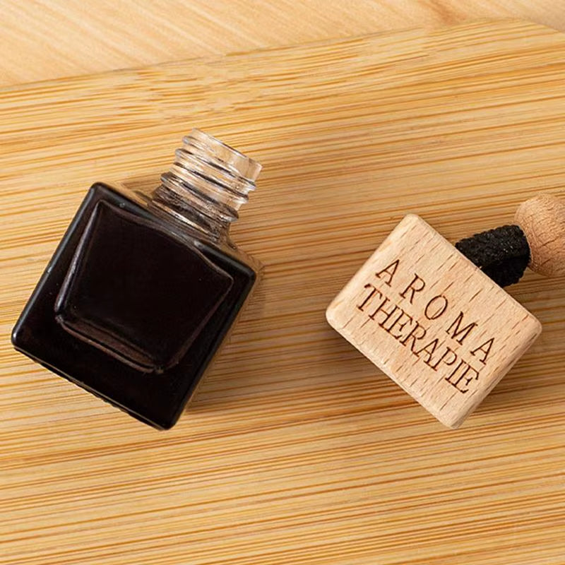 Car Air Freshener Diffuser Bottle Ornaments 8Ml Auto Rearview Mirror Diffuser Perfume Pendant Fragrance Diffuser Empty Bottle