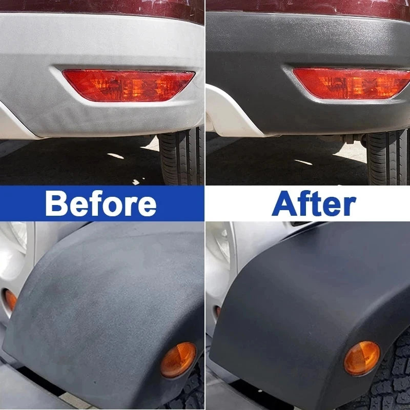 Car Plastic Restorer Back to Black Gloss Auto Rubber Plastic Polish Restorer Coating Renovator Car Cleaning Detailing  24