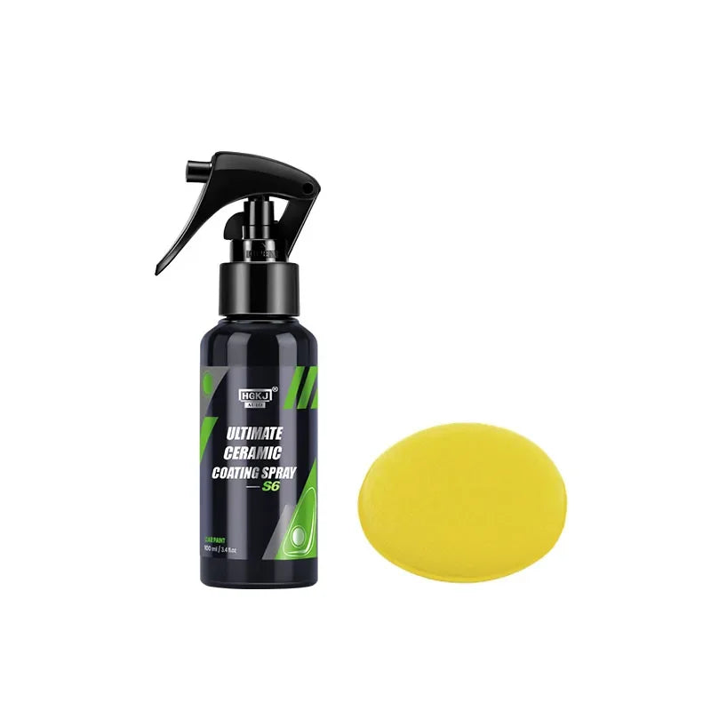 Ceramic Coating for Car Paint  S6 Crystal Wax Spray Nano Hydrophobic Liquid Polymer Oleophobic anti Scratch Coating Car Care