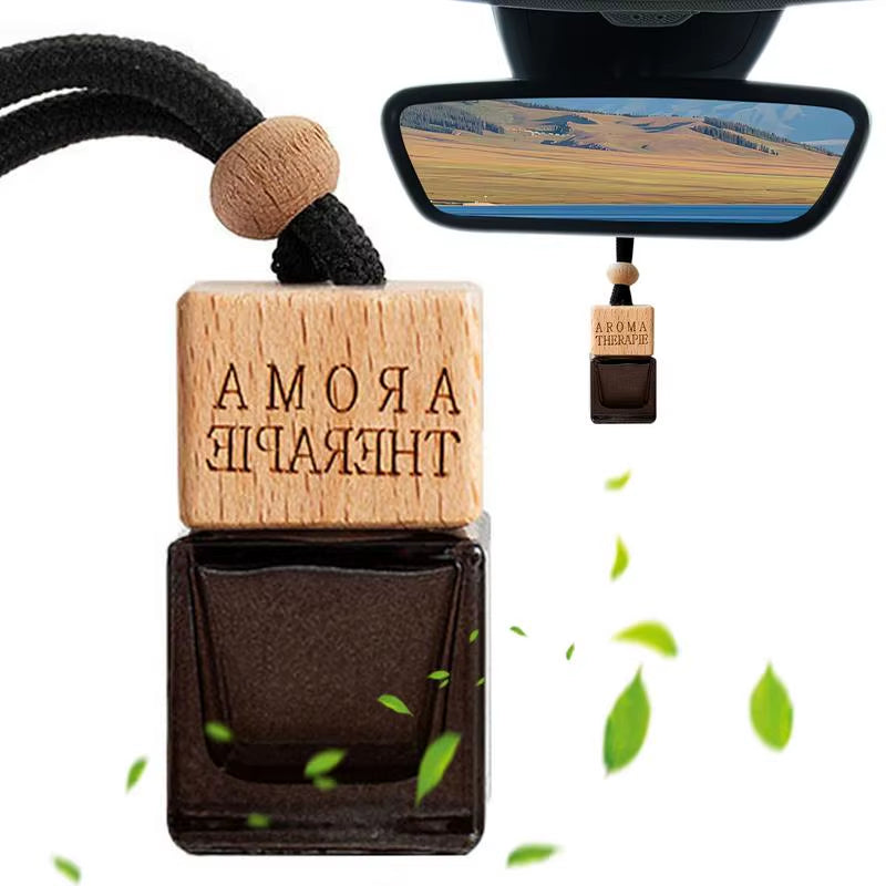 Car Air Freshener Diffuser Bottle Ornaments 8Ml Auto Rearview Mirror Diffuser Perfume Pendant Fragrance Diffuser Empty Bottle