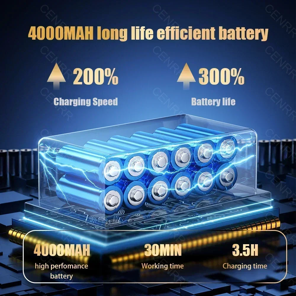 895000PA Mini Car Vacuum Cleaner Strong Suction Cordless Handheld Vacuum Cleaner Portable Powerful Cleaner Home Appliance