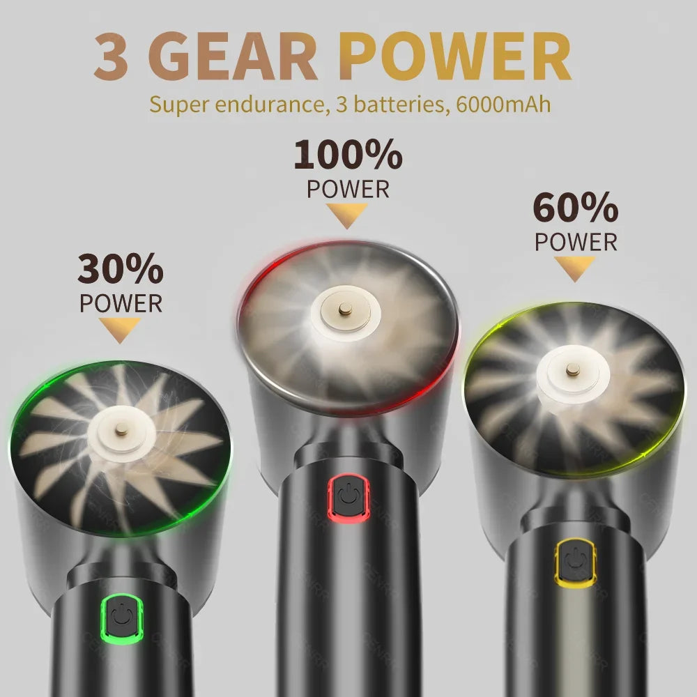 360000PA Powerful Vacuum Cleaner Mini Cordless Portable Car Vacuum Cleaner for Home Appliance Handheld Blower Car Cleaner