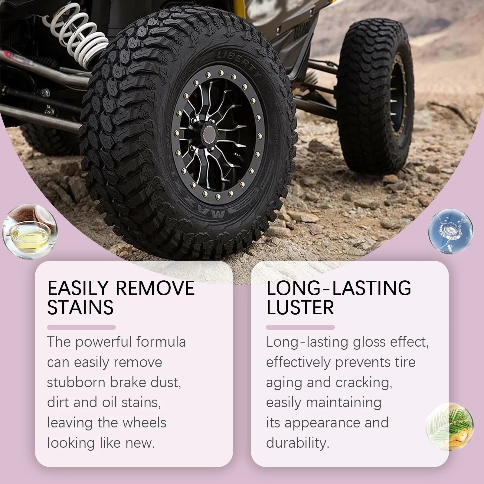 Heavy Duty Wheel Cleaner Heavy Duty Wheel Cleaner, Stain Removal Anti-Aging Anti-Dust Foam Cleaner