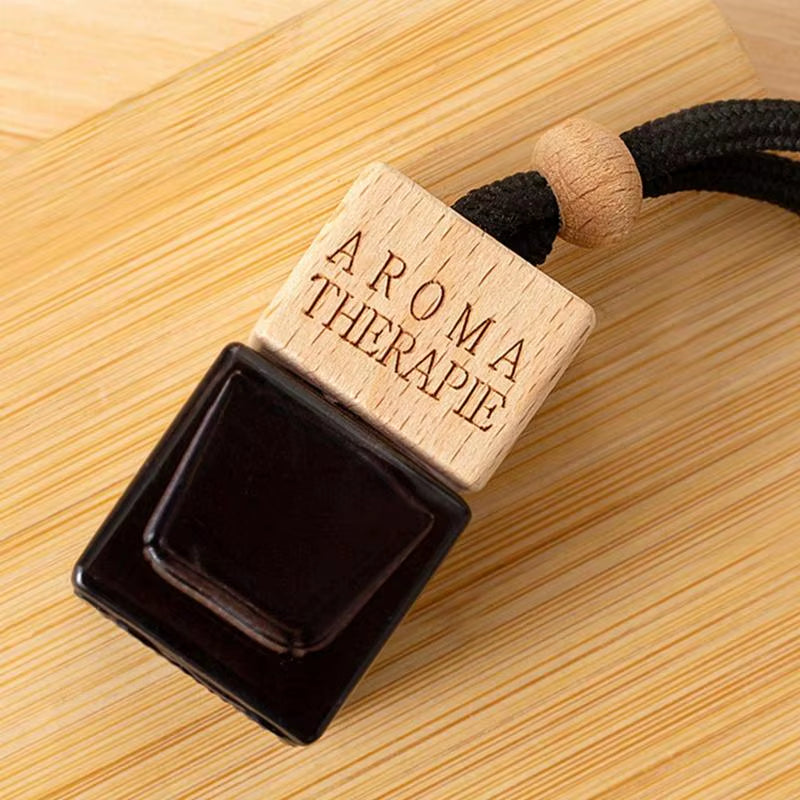 Car Air Freshener Diffuser Bottle Ornaments 8Ml Auto Rearview Mirror Diffuser Perfume Pendant Fragrance Diffuser Empty Bottle