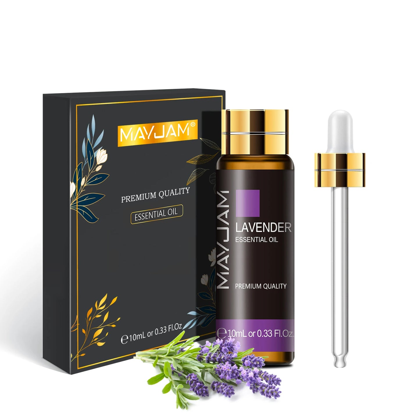 10ML Aromatic Diffuser Essential Oil Lavender Vanilla Myrrh Fragrance Oil for Soaps Candle Making Massage Humidifiers