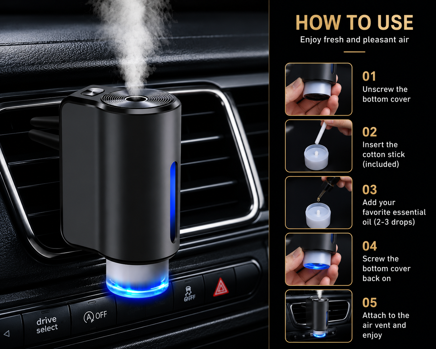 Smart Car Aroma Diffuser