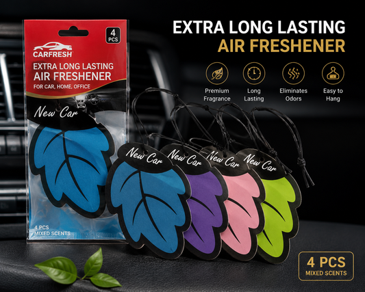 4-Pack Hanging Car Air Fresheners