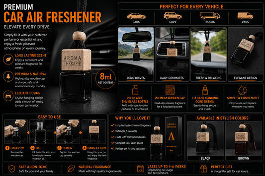 Luxury Hanging Car Air Freshener Diffuser
