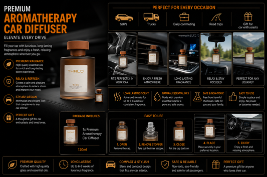 Premium Aromatherapy Car Diffuser