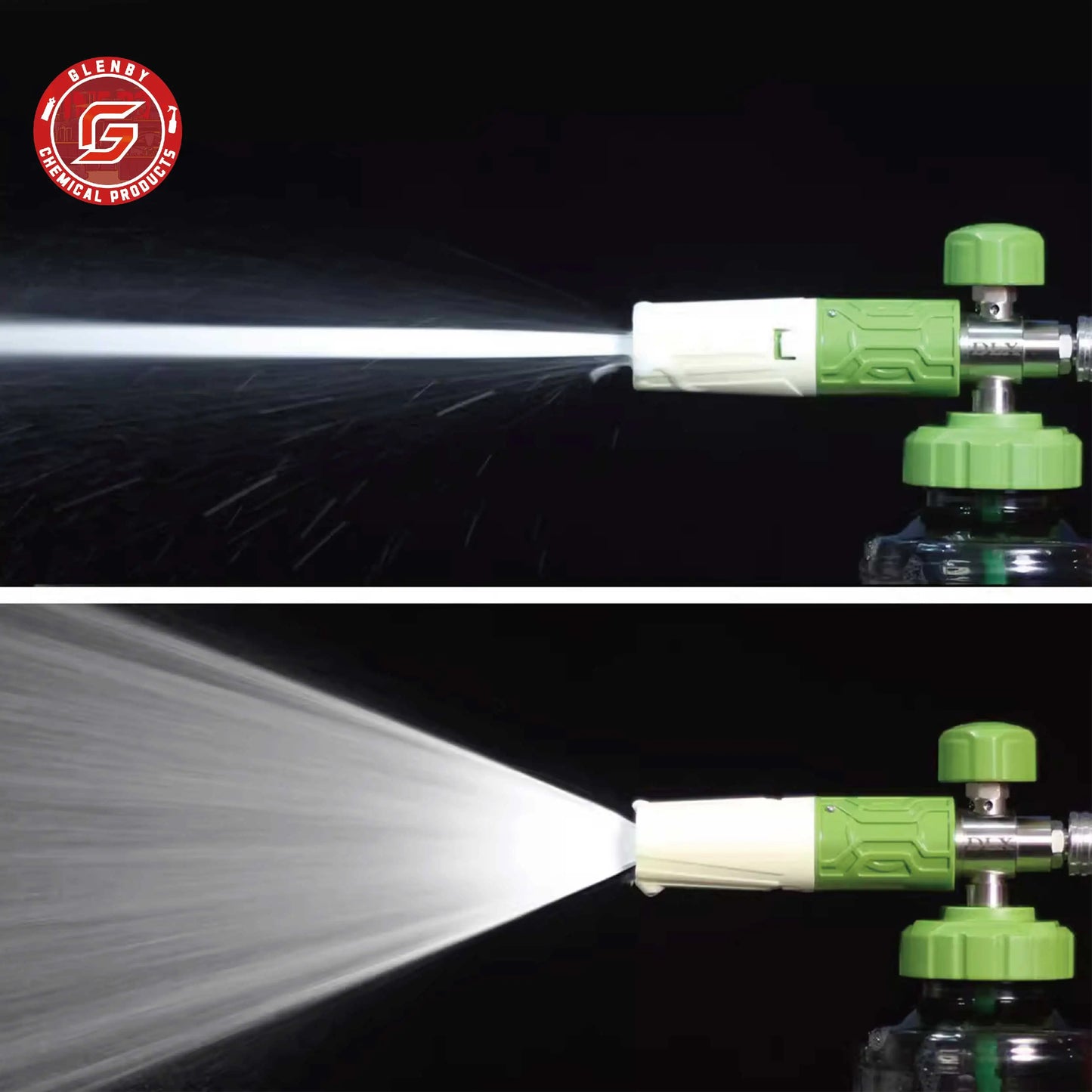 High Pressure Acid Alkali Resistance Green 1L Car Wash Snow Foam Lance Car Cleaning Cannon PA Foam Cannon for Car Care Product
