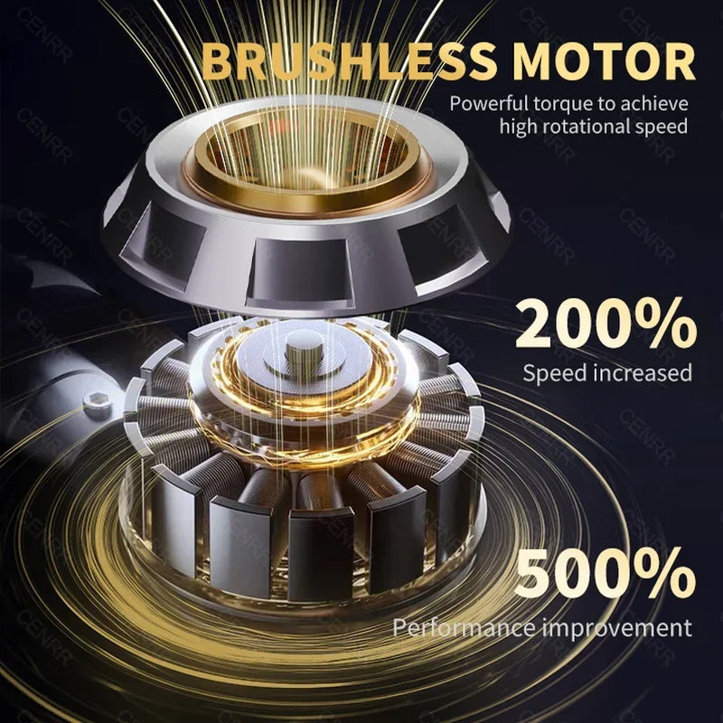 360000PA Powerful Vacuum Cleaner Mini Cordless Portable Car Vacuum Cleaner for Home Appliance Handheld Blower Car Cleaner