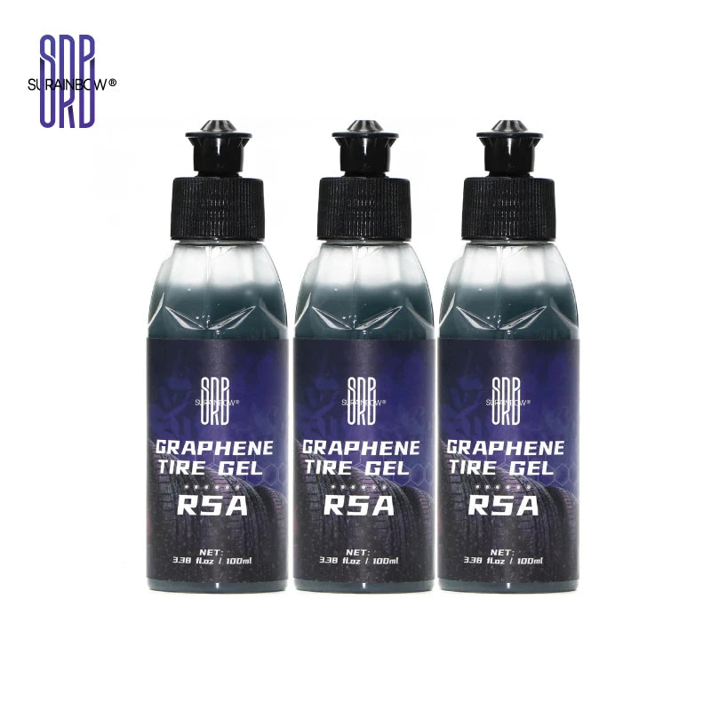 Graphene Tire Gel , Long Lasting Tire Dressing , Oil-Based Tire Gel , Tire Dressing; Great for Tire Lasting Shine Protection.