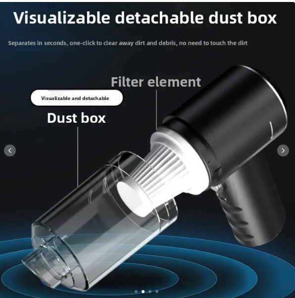Cordless handheld car vacuum cleaner