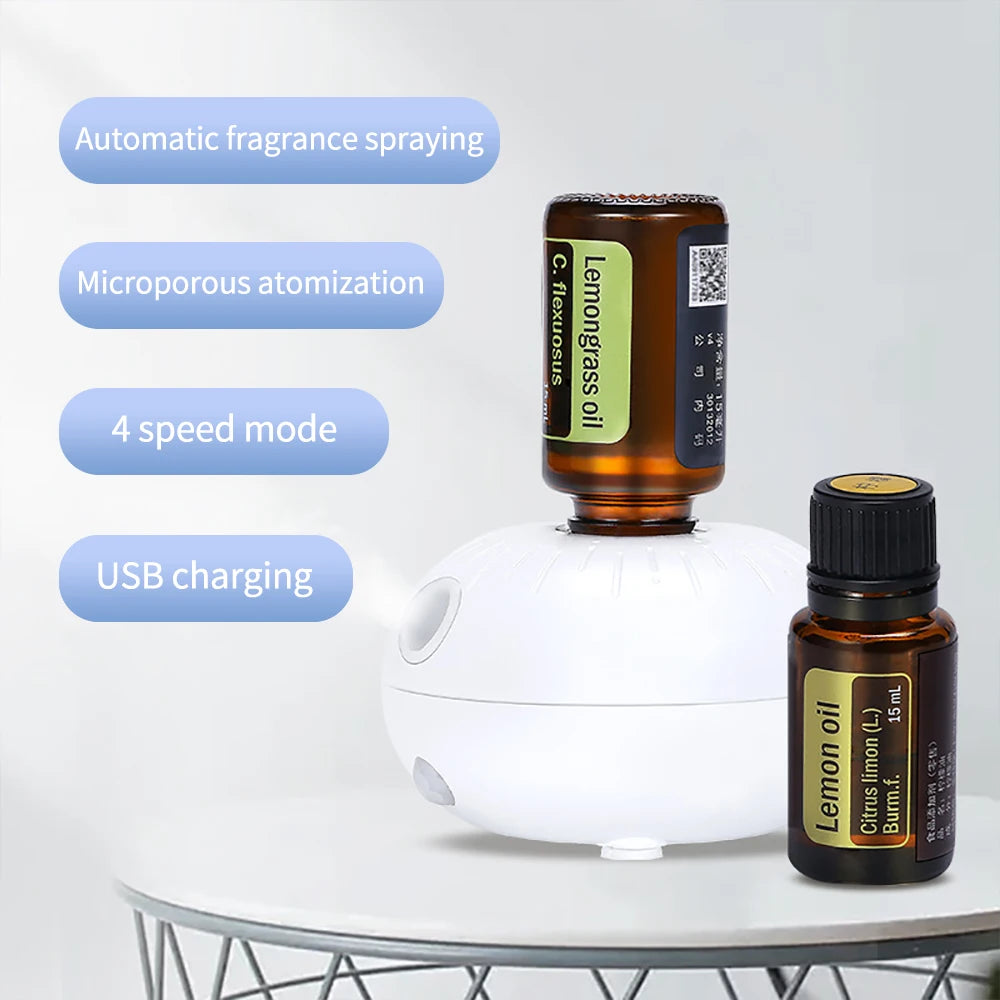 New Mini Pure Oil Fragrance Diffuser Aromatherapy Machine Automatic Induction Portable Aroma Diffuser Car Essential Oil Diffuser
