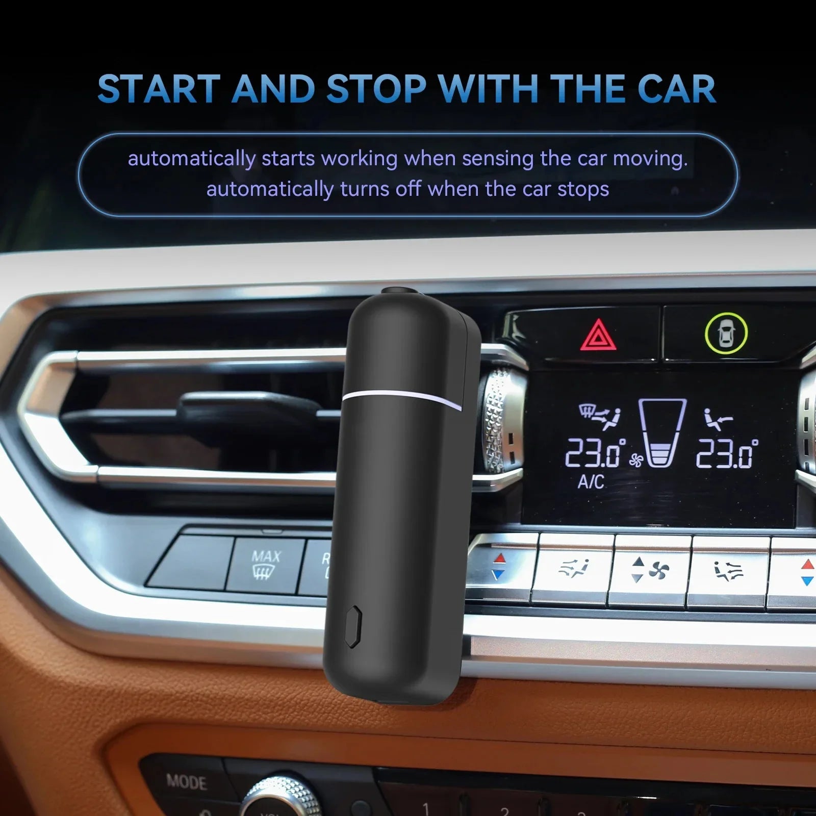 Car Air Freshener Fragrance Diffuser Aromatherapy Flavoring for Cars Essential Oil Diffuser Electric Aroma Diffuser